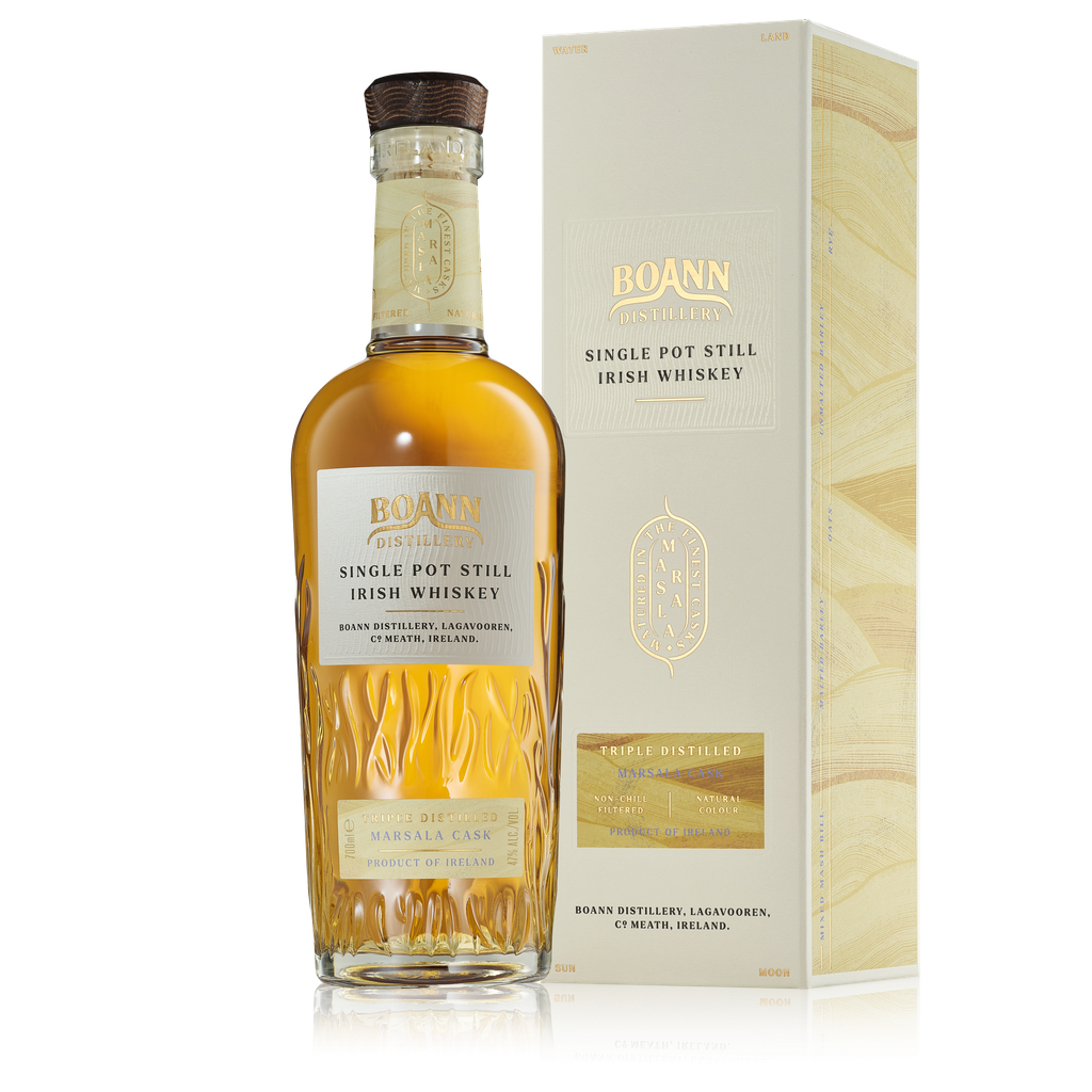 BOANN Single Pot Still Irish Whiskey Marsala Cask 47% 70CL GB